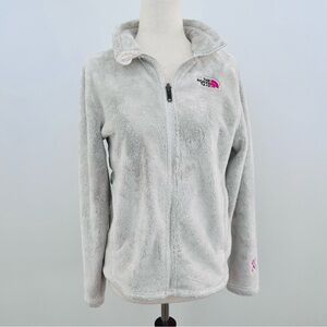The North Face Girls XL 14/16 Gray Fleece Jacket Full Zip Osito Soft Plush